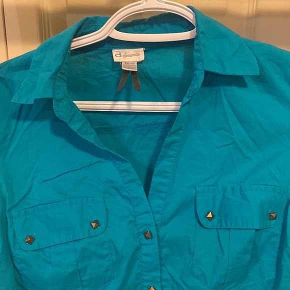 Turquoise Blouse - Picture 2 of 5